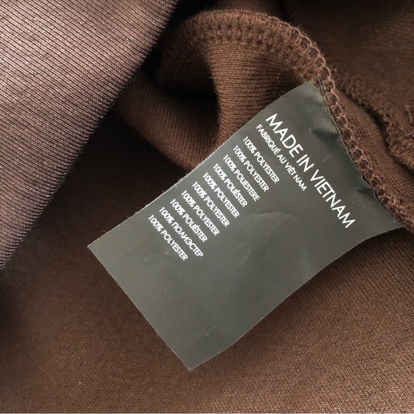 Club Monaco Brown 1/4 Zip Pullover Sweatshirt Size Medium - Picture 7 of 7